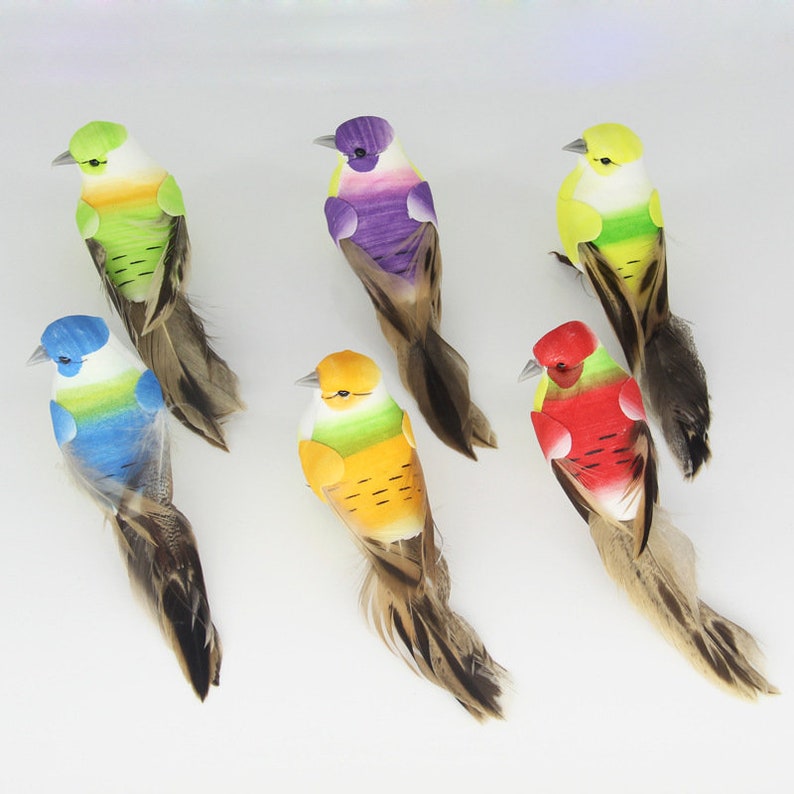 Bird Cage Bird Fake Bird Wreath Tree Supplies Decor Etsy