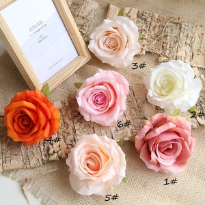 Dusty Rose 20-100pcs Velvet Artificial Roses Wholesale Flower Heads for Wedding Decorations Bridal Flowers Party Cake Topper Flowers