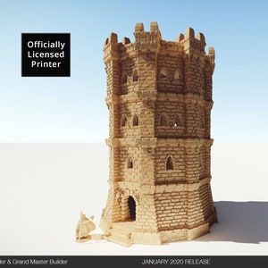 Ulvheim Tower 4 Terrain D&D 28mm | 32mm | Dungeons and Dragons | DnD | Pathfinder | Starfinder | Tabletop RPG | Wargaming |