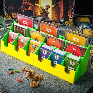 Organiseur de jetons pour 2 cartes Massive Darkness | Idéal pour les cartes avec ou sans pochette | Encart | Plateaux pour cartes | Accessoires | Jeu de société |