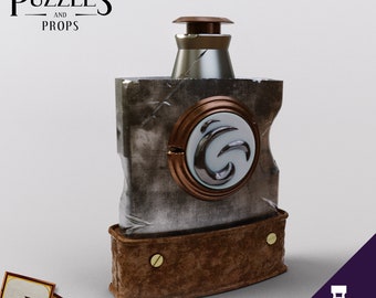 Iron Flask, Life Sized prop for Dungeons and Dragons, Dnd, Pathfinder, Starfinder, Cosplay Props, LARPing Props, Tabletop RPG