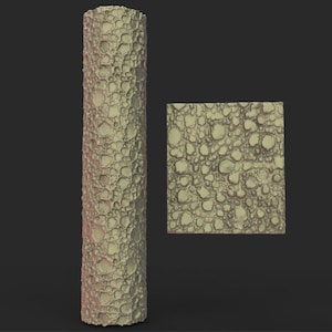 Fantasy Rolling Pin Textured Rollers Set 3 D&D Terrain | 28mm | 32mm | Dungeons and Dragons | DnD | Polymer Clay Pattern | Tabletop RPG