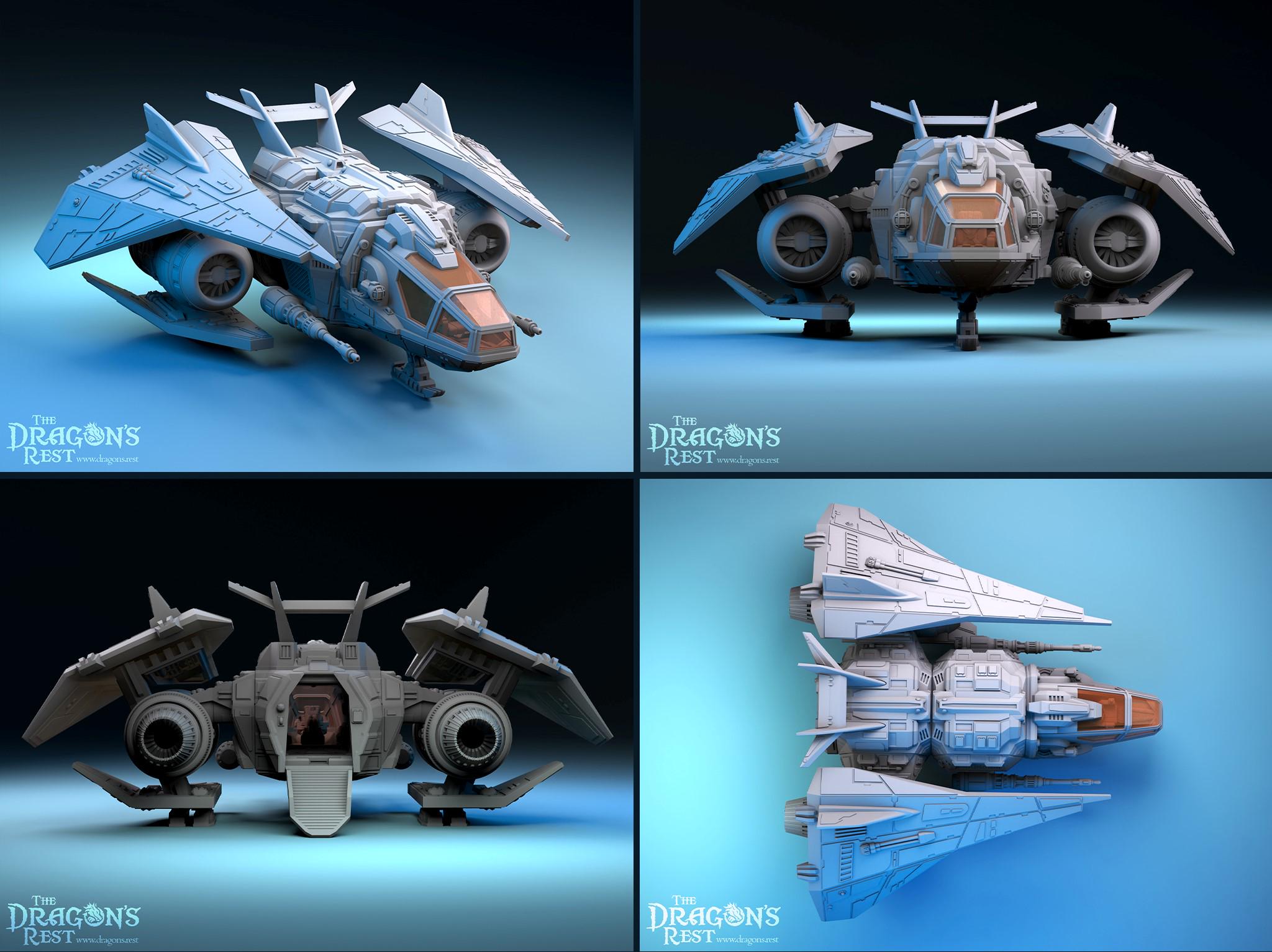 Starfinder Miniatures Spaceship New Zealand