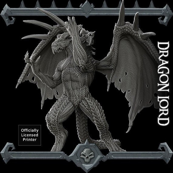 Dungeons and Dragons Hero Size DRAGON DEVIL RPG DnD Pathfinder Tabletop 28 mm