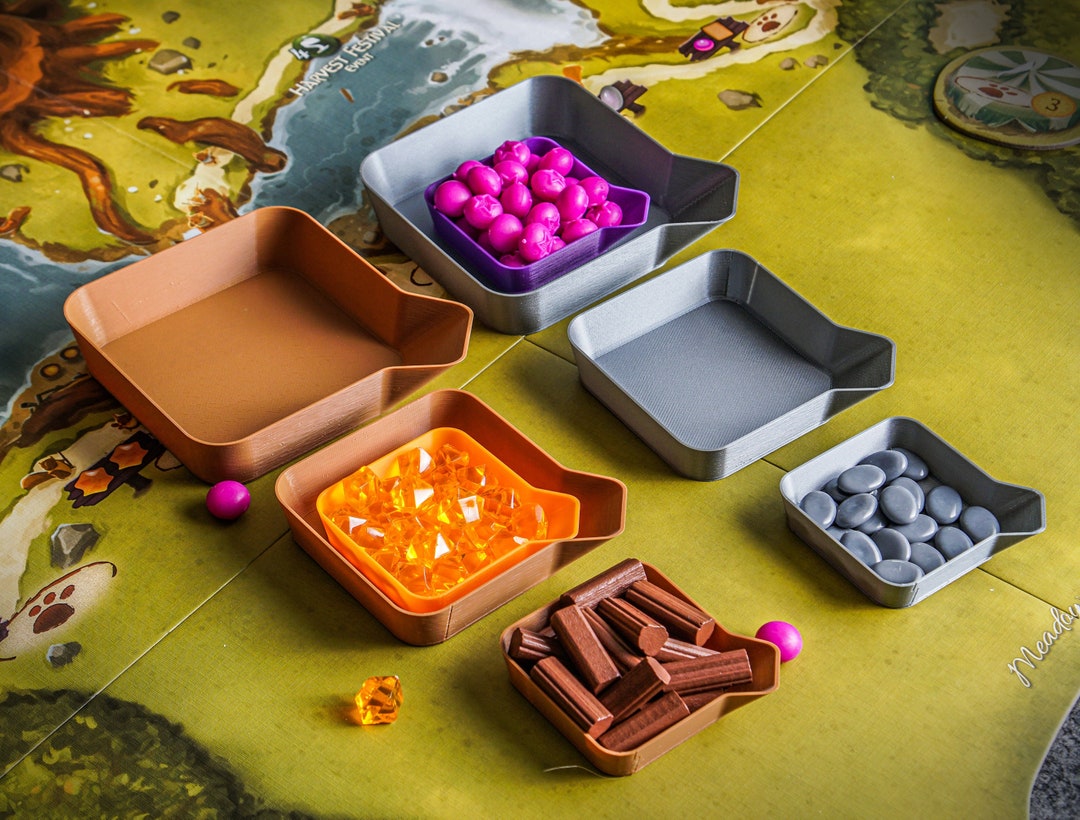 Stackable Board Game Component Bits Trays, Storage Trays, Beads