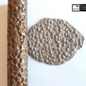 Fantasy Rolling Pin Textured Rollers Set 1 D&D Terrain 28mm | 32mm | Dungeons and Dragons | DnD | Polymer Clay Pattern | Tabletop RPG