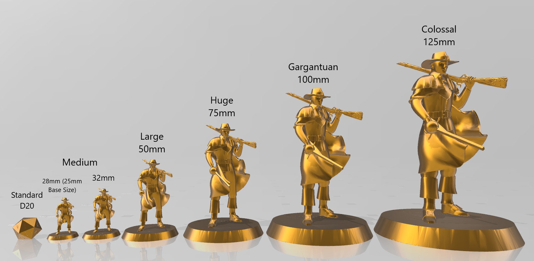 Sakari Anyu Female Spear Dancer 32mm Scale DnD Miniature Cast N Play 1-72-vs-28mm-miniatures-warpstone-pile