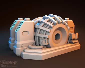 Plasma Generator Sci-Fi Scatter Terrain 28mm | 32mm | Dungeons and Dragons | DnD | Starfinder | SW Legion | Wargaming