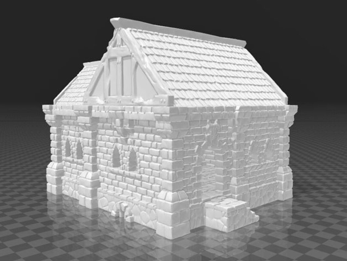 Ulvheim Houses D&D Terrain 28mm 32mm Dungeons and Dragons Etsy