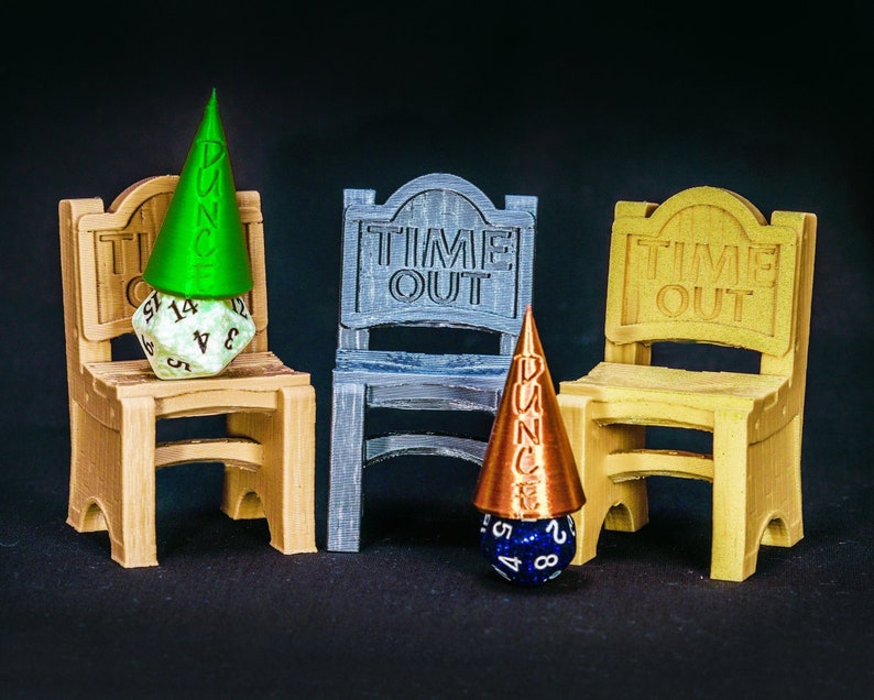 Chair of Shame Dice Jail Time Out Chair Fates End Props Etsy