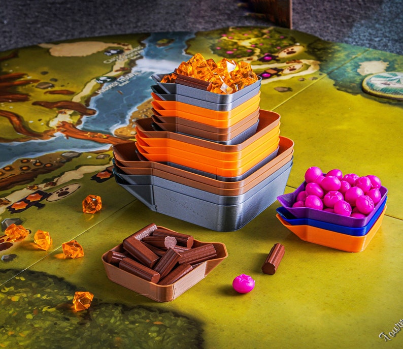 Stackable Board Game Component Bits Trays Storage Trays - Etsy