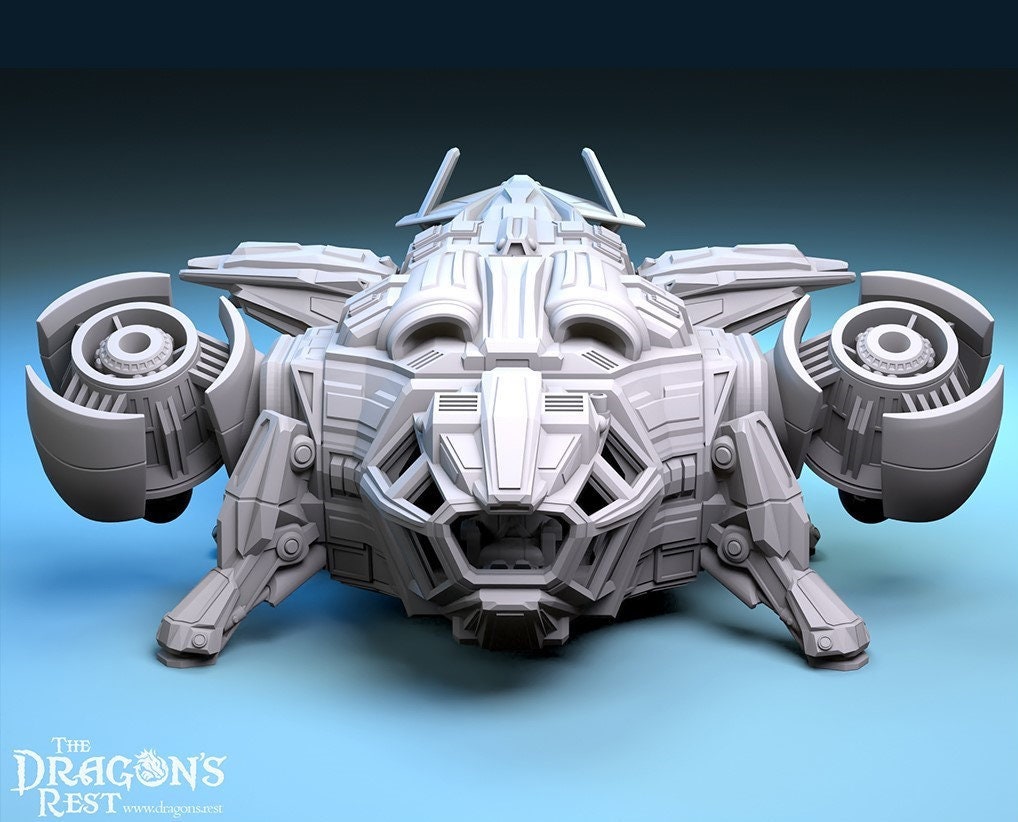 Dragonfly Heavy Dropship Sci Fi Spaceship 28mm 32mm - Etsy