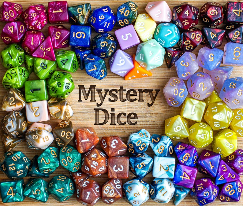 Mystery Dice Blind Bags for Dungeons and Dragons Dnd Dice Etsy