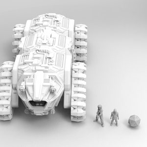 Behemoth Armored Transport Vehicle | 28mm 32mm | Sci-Fi Stargrave | Starfinder | Dungeons and Dragons DnD | RPG | Spelljammer | SW Legion |