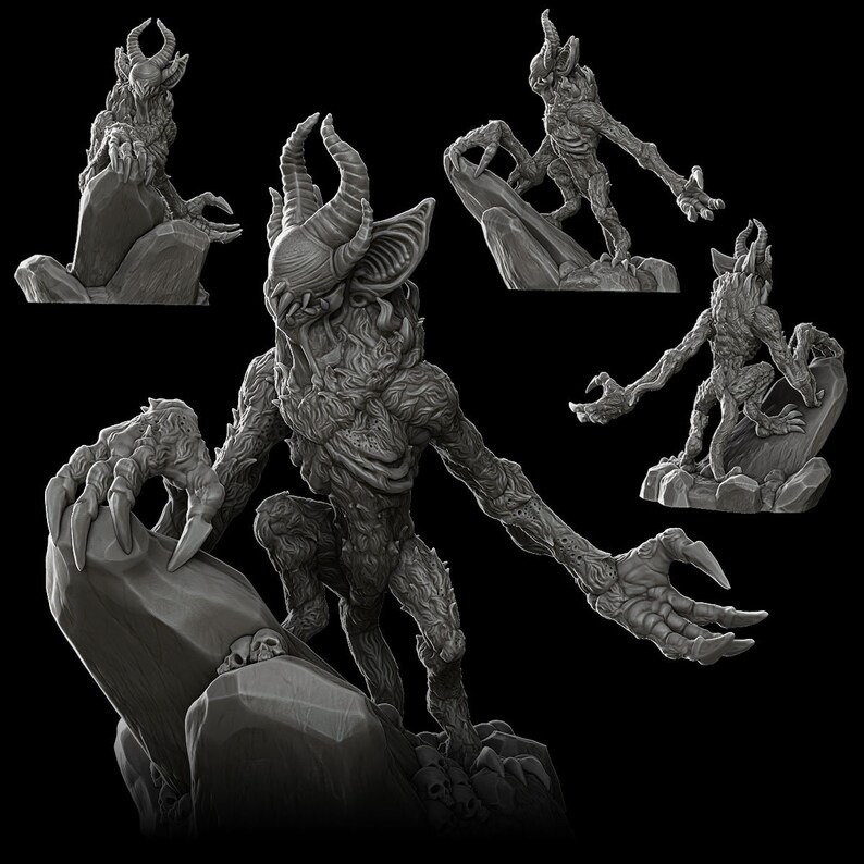 Shadow Mane D&D 28mm 32mm miniature DnD Dungeons and | Etsy