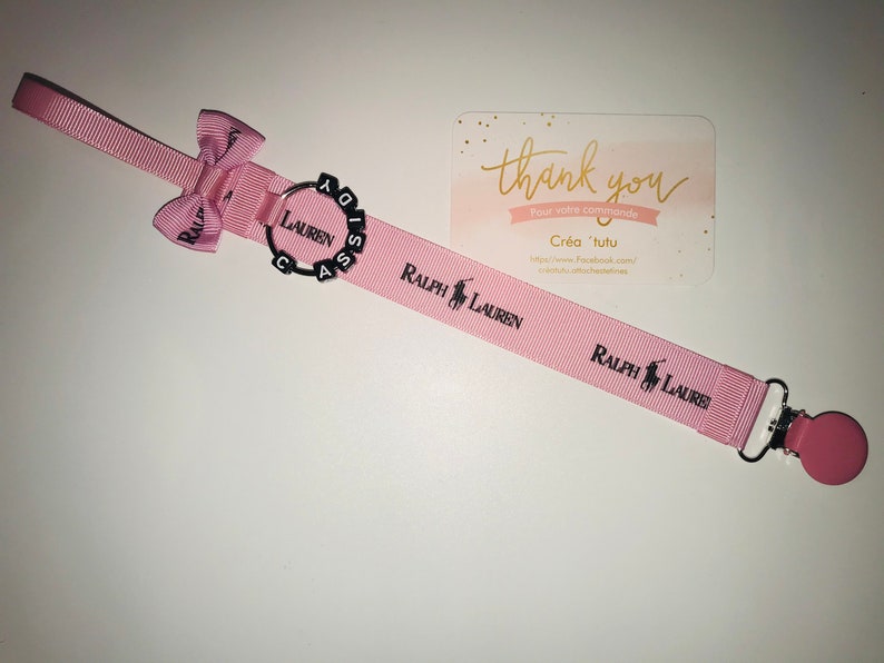 Personalised nipple attachment in baby and child fabrics