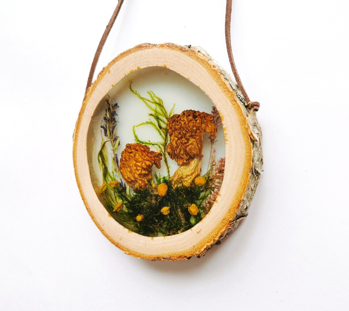 Mushroom Decor Resin Art Mushroom Wall Art Resin Wall Hanging Etsy