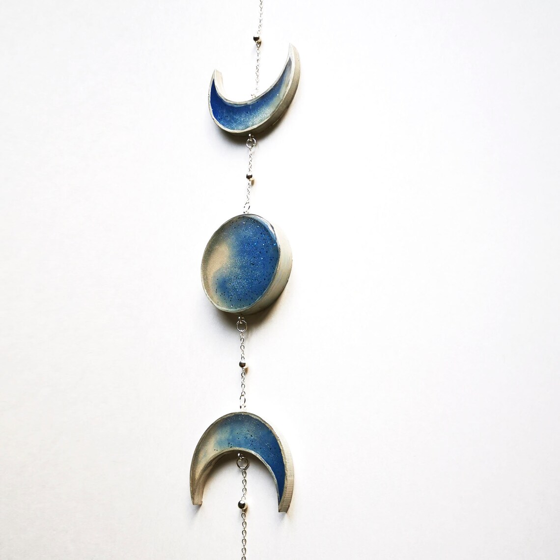 Full Moon Wall Decor Crescent Moon Wall Art Lunar Wall Hanging Etsy