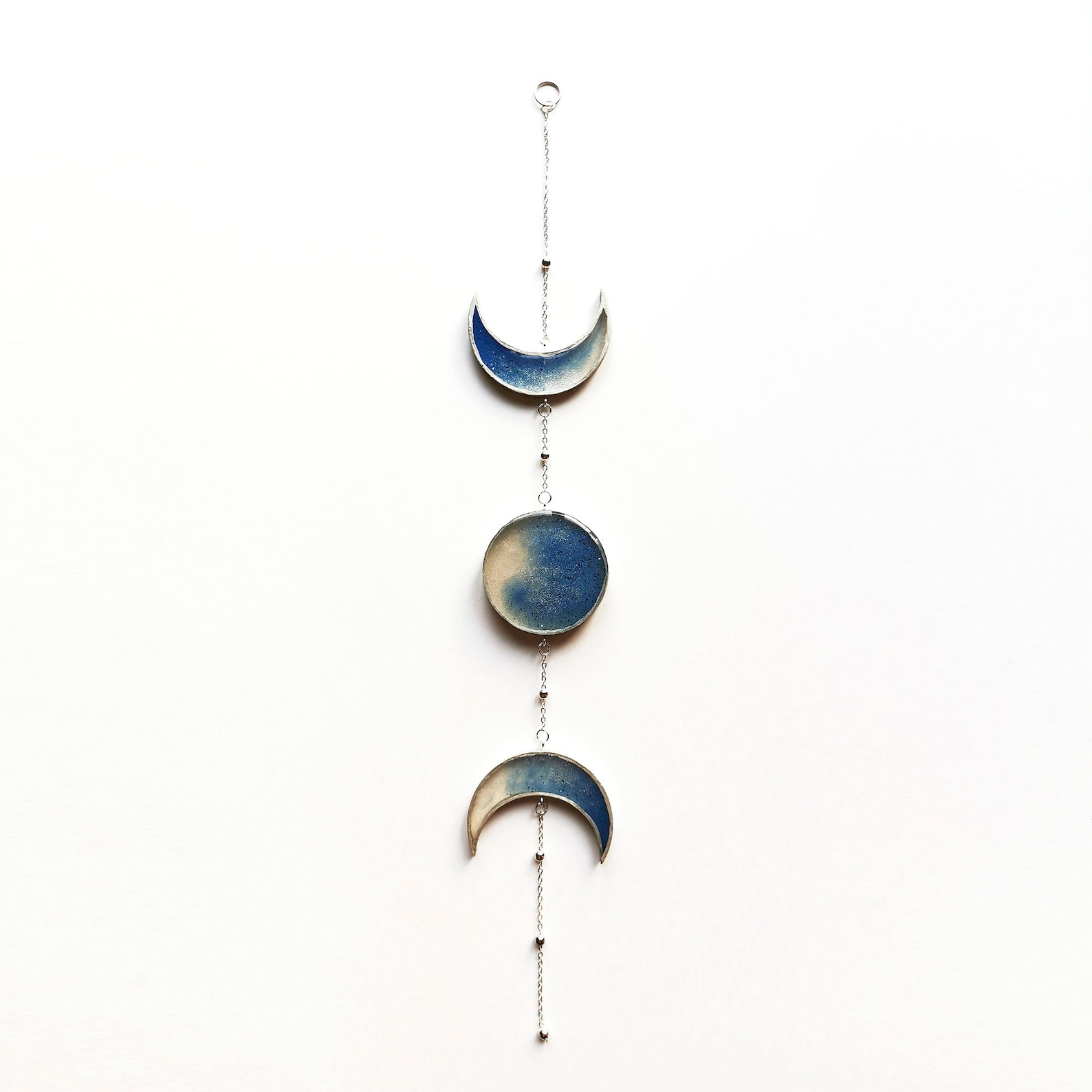 Full Moon Wall Decor Crescent Moon Wall Art Lunar Wall Hanging Etsy
