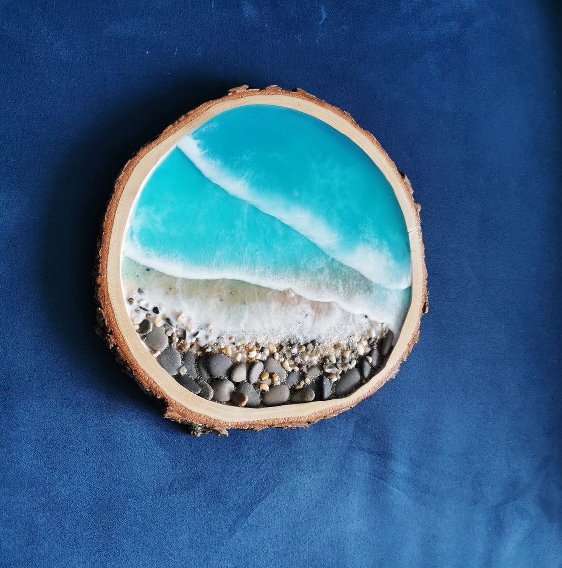 3D Ocean Resin Art Coastal Wall Art Sea Wave Wall Decor Resin Etsy