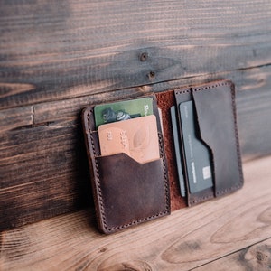 Business card holder, Card holder wallet. Leather Credit Card Wallet, Leather Card Holder, leather cardholder men