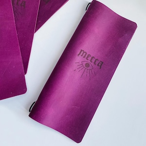 Weinkarte Lederkarte, Lederkarte Cover für Restaurant, Cafe Menüordner, Menübroschüre, Barkarte Folio, Getränkekarte mit Prägung