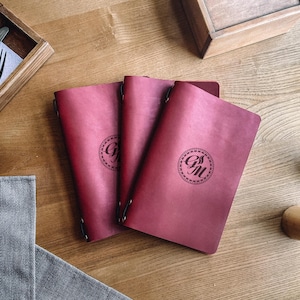 Personalized Leather Menu Cover – Custom Restaurant Menu Holder, Handmade A5/A4 Leather Menu, Logo embossing, Elegant Guest Menu Folder