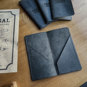 Leather bill holder,Restaurant bill holder,Personalized leather receipt holder,Leather check holder, Personalized check presenter