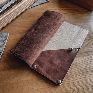 Leather check holder with LOGO,Leather Bill Holder, Check Holder For Restaurant, Check presenter for restaurant, Bill Presenter Leather/Wood