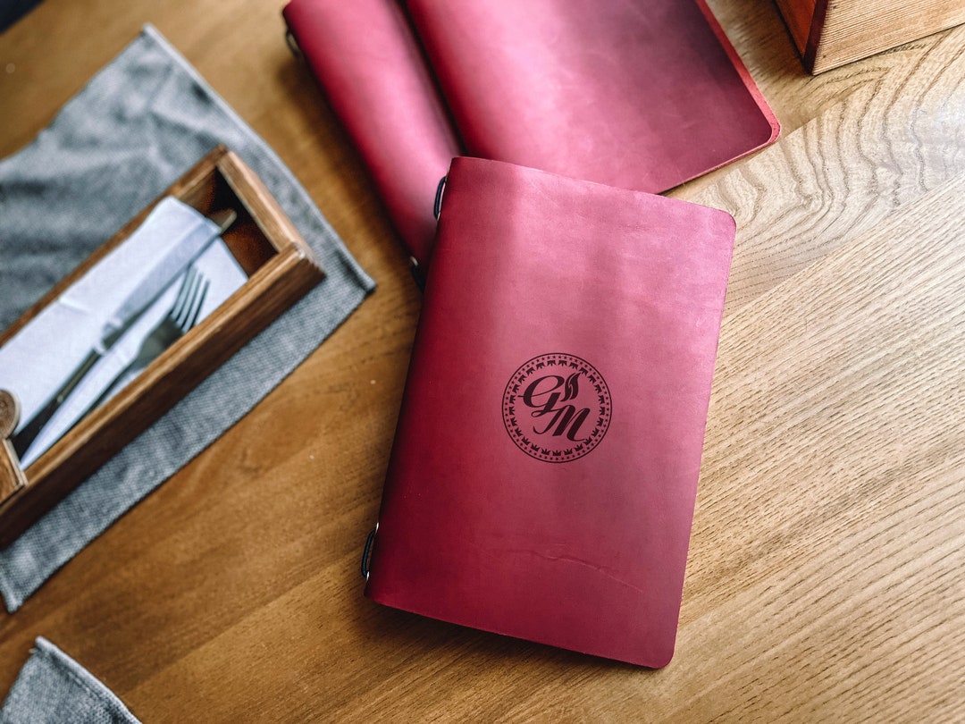 Restaurant Menu Folder,leather Menu A5, Bar Menu, Menu Cover, Leather