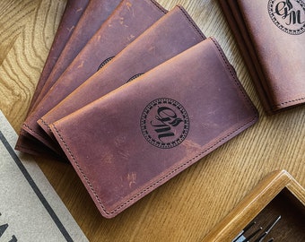 Leather Check Presenter – Personalized Bill Holder for Restaurants & Cafes
