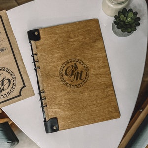Wooden Menu Cover, Restaurant Menu Folder,  Custom wood menu,Menu Book, Menu Board, Wood folder menu A4 (US Letter)