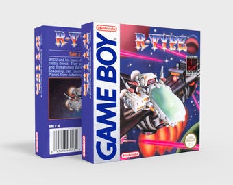 R-TYPE GameBoy Box - Högkvalitativ reproduktion