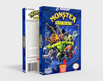 Monster in My Pocket – NES Replacement Box - Etsy