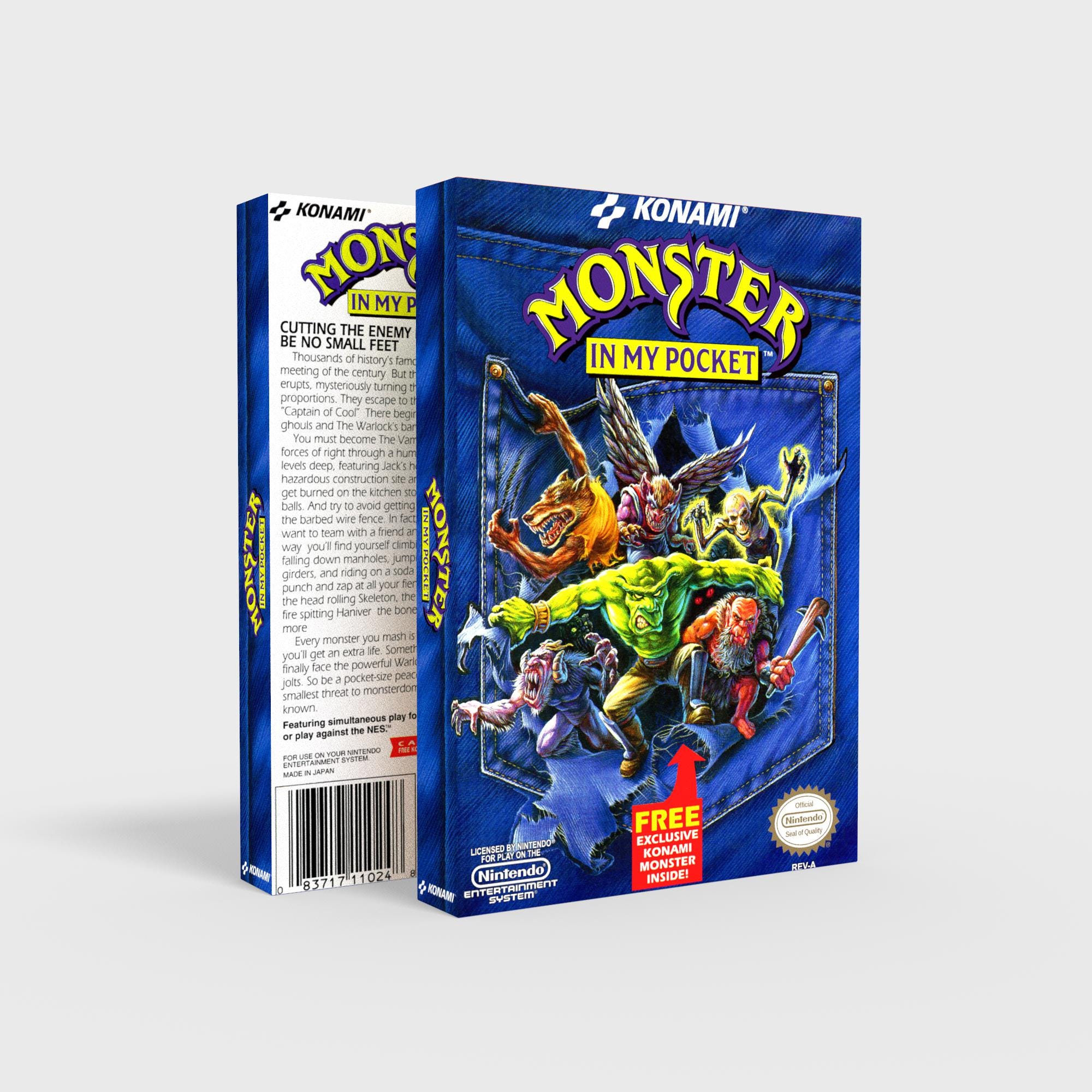 Monster in My Pocket - Reproduced Replacement Box | Case - High