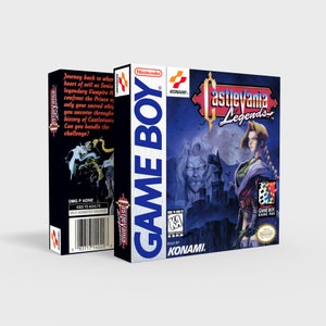 Castlevania Legends - Reproduced Replacement Box | Case - High Quality