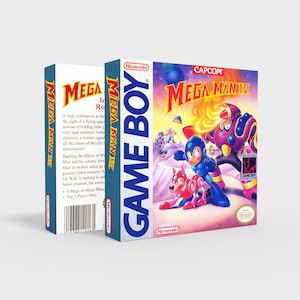 Megaman IV - Reproduced Replacement Box | Case - High Quality