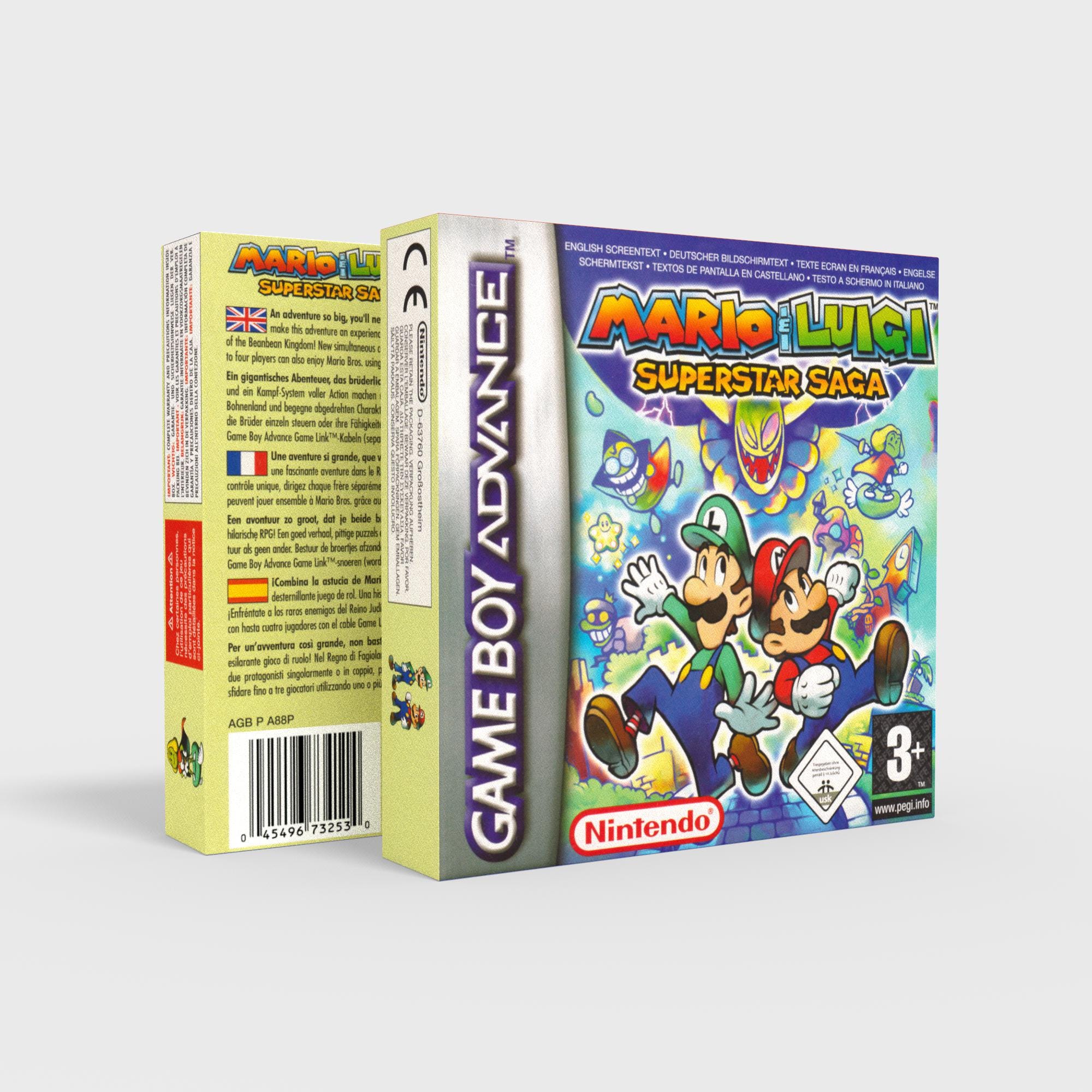 Mario & Luigi Superstar Saga - Replacement Box - Etsy