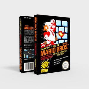 Super Mario Bros - Reproduzierte Ersatzbox | Hülle - Hohe Qualität