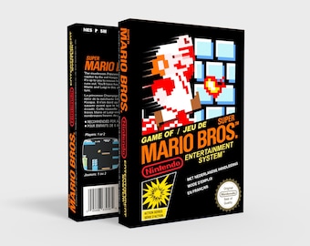 Super Mario Bros - Reproduced Replacement Box | Case - High Quality
