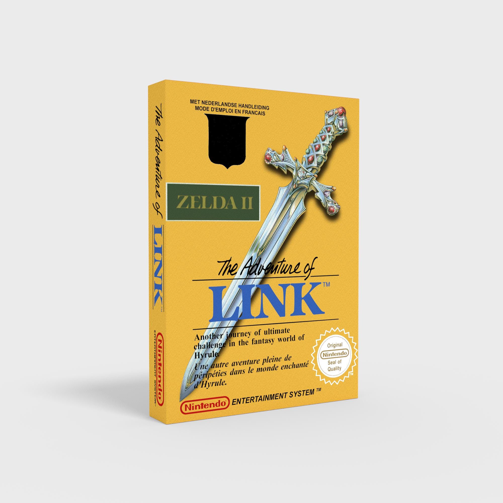Zelda II: the Adventure of Link – NES Replacement Box - Etsy