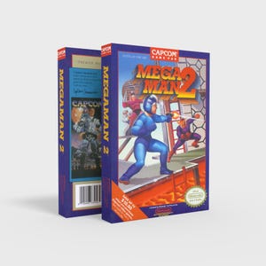 Megaman 2 - Reproduced Replacement Box | Case - High Quality