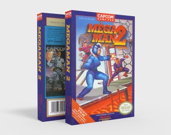 Megaman 2 NES - Replacement Box