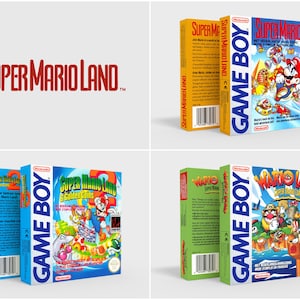 Super Mario Land 1,2,3 - Reproduzierte Ersatzbox | Hülle - Hohe Qualität