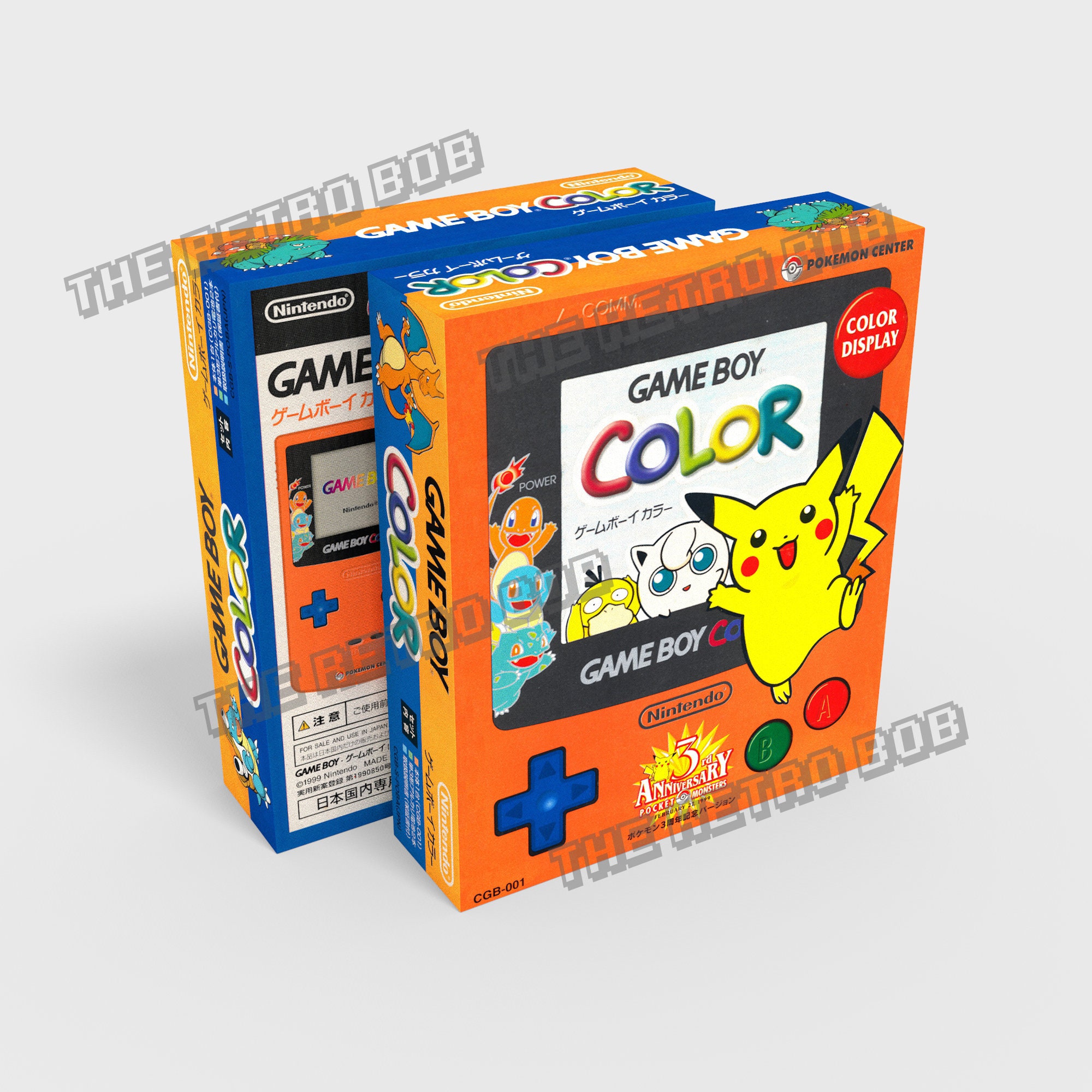 Pokemon Center Game Boy Color - Replacement Box - Etsy