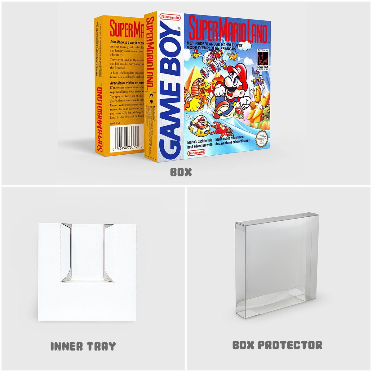 Super Mario Land - Reproduced Replacement Box | Case - High