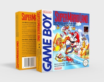 Super Mario Land - Reproduced Replacement Box | Case - High Quality
