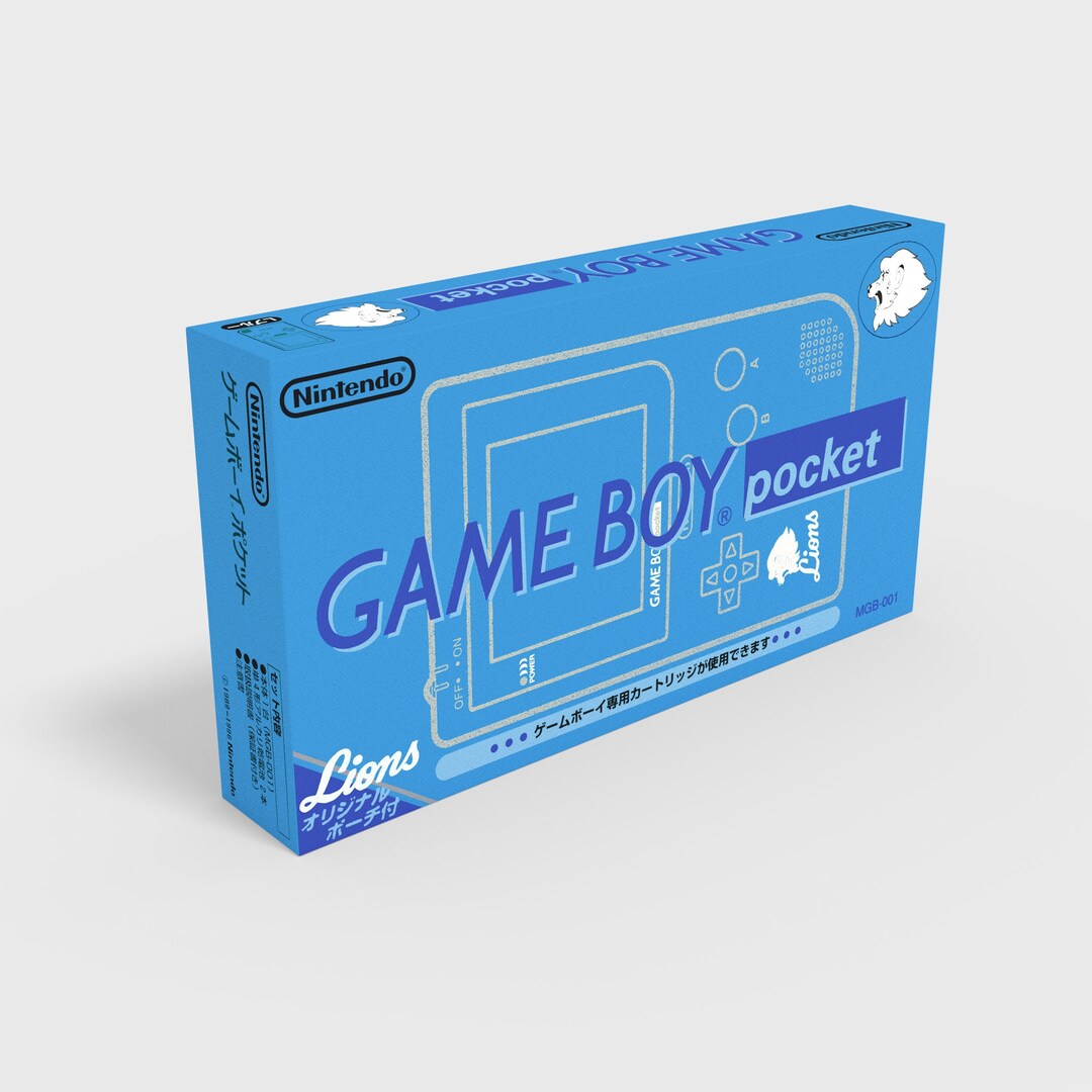 Game Boy Pocket [lions] - Replacement Box - Etsy