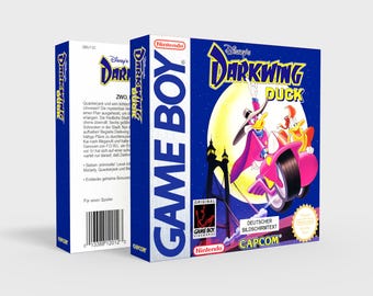 Caja de repuesto para Game Boy de Darkwing Duck