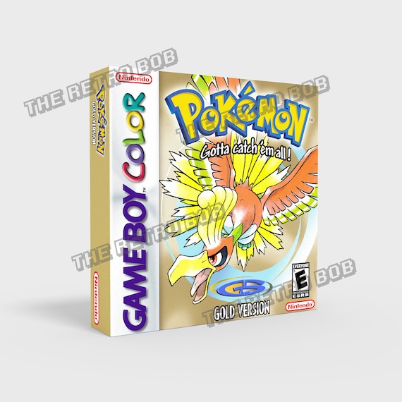 Pokemon Gold - Replacement Box - Etsy